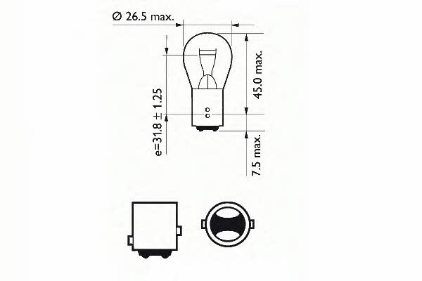 SCT 202068 Glow bulb P21/5W 12V 21/5W 202068: Buy near me in Poland at 2407.PL - Good price!