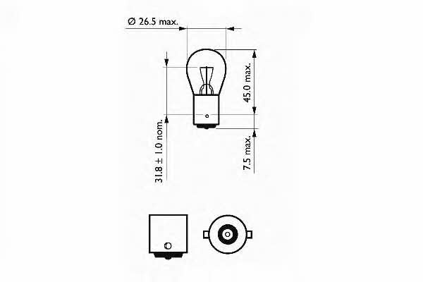 SCT 202075 Лампа розжарювання P21W 12V 21W 202075: Приваблива ціна - Купити у Польщі на 2407.PL!