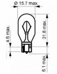 SCT 202402 Лампа розжарювання W16W 12V 16W 202402: Приваблива ціна - Купити у Польщі на 2407.PL!