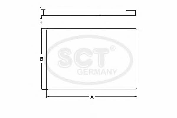 SCT SA 1169 Filter, interior air SA1169: Buy near me in Poland at 2407.PL - Good price!