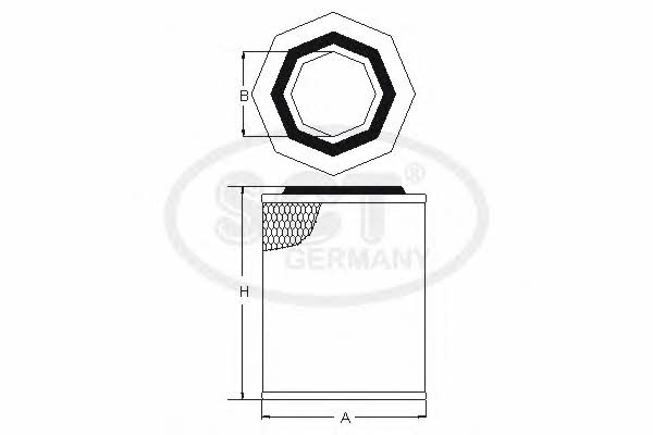 SCT SB 3005 Воздушный фильтр SB3005: Отличная цена - Купить в Польше на 2407.PL!