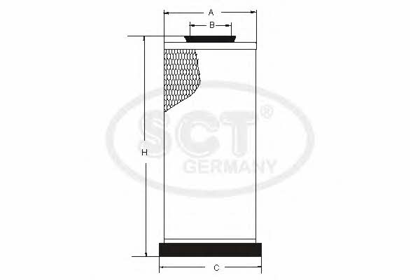 SCT SB 3216 Воздушный фильтр SB3216: Отличная цена - Купить в Польше на 2407.PL!