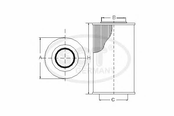 SCT SH 4703 Фільтр масляний SH4703: Приваблива ціна - Купити у Польщі на 2407.PL!