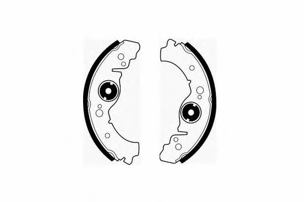 SCT SS 502 Parking brake shoes SS502: Buy near me in Poland at 2407.PL - Good price!