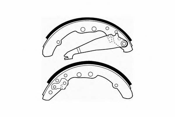 SCT SS 506 Parking brake shoes SS506: Buy near me in Poland at 2407.PL - Good price!
