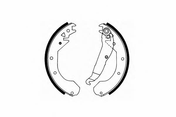 SCT SS 508 Parking brake shoes SS508: Buy near me in Poland at 2407.PL - Good price!
