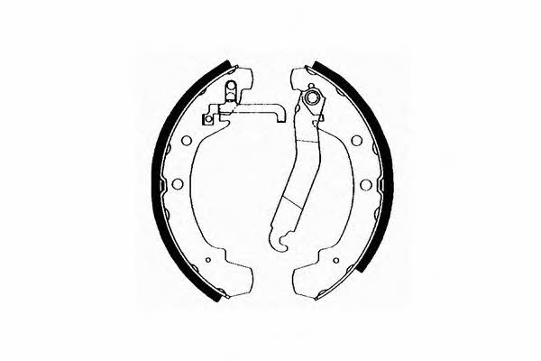 SCT SS 514 Parking brake shoes SS514: Buy near me in Poland at 2407.PL - Good price!