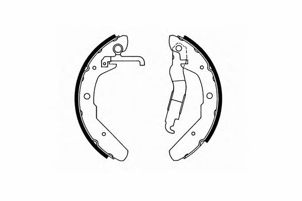 SCT SS 521 Parking brake shoes SS521: Buy near me in Poland at 2407.PL - Good price!