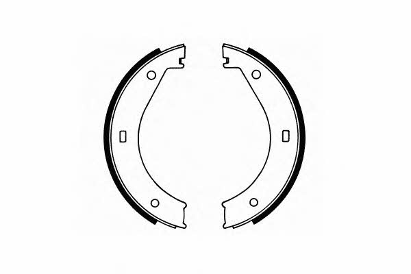 SCT SS 526 Parking brake shoes SS526: Buy near me in Poland at 2407.PL - Good price!