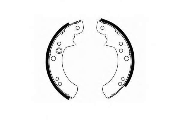 SCT SS 530 Parking brake shoes SS530: Buy near me in Poland at 2407.PL - Good price!