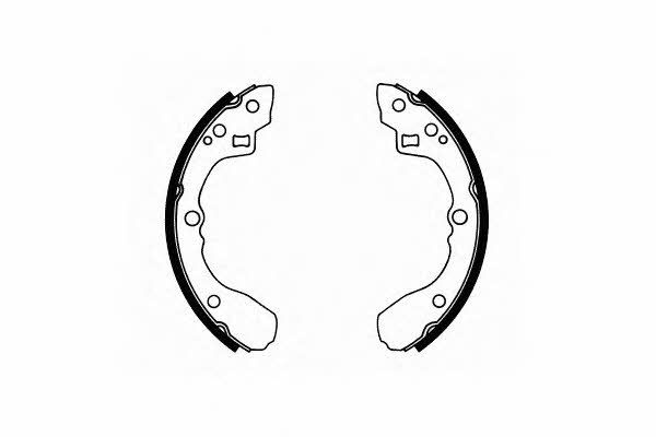 SCT SS 532 Parking brake shoes SS532: Buy near me in Poland at 2407.PL - Good price!