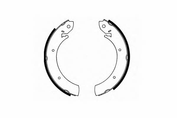 SCT SS 533 Parking brake shoes SS533: Buy near me in Poland at 2407.PL - Good price!