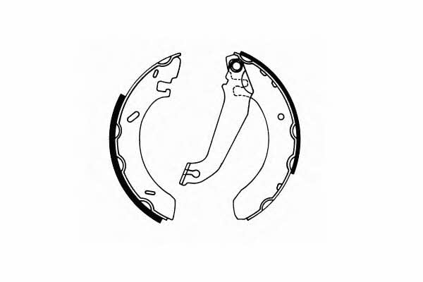SCT SS 534 Parking brake shoes SS534: Buy near me in Poland at 2407.PL - Good price!