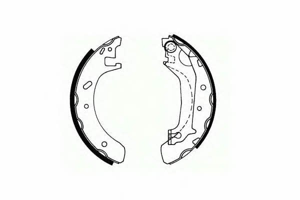 SCT SS 540 Parking brake shoes SS540: Buy near me in Poland at 2407.PL - Good price!