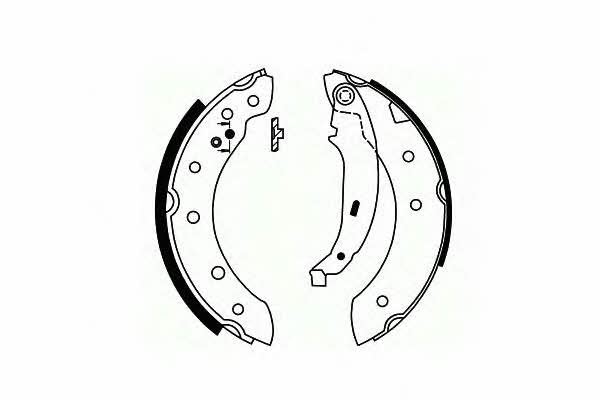 SCT SS 543 Parking brake shoes SS543: Buy near me in Poland at 2407.PL - Good price!