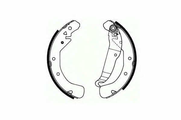 SCT SS 548 Parking brake shoes SS548: Buy near me in Poland at 2407.PL - Good price!