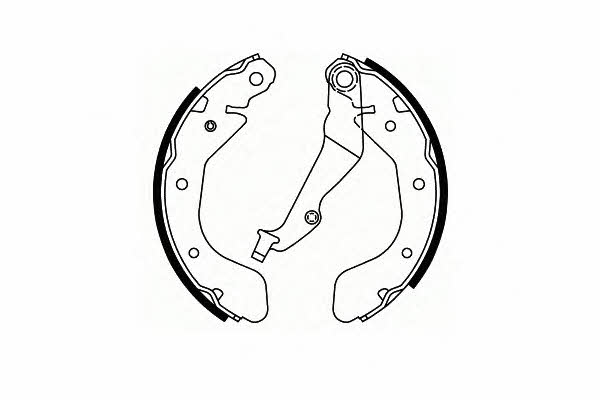 SCT SS 553 Parking brake shoes SS553: Buy near me in Poland at 2407.PL - Good price!