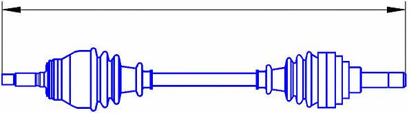 Sercore 12552 Drive shaft 12552: Buy near me in Poland at 2407.PL - Good price!