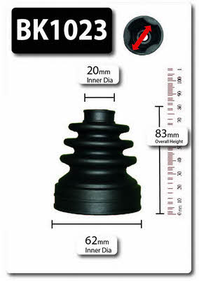 Shaftec BK1023 Bellow, driveshaft BK1023: Buy near me at 2407.PL in Poland at an Affordable price!