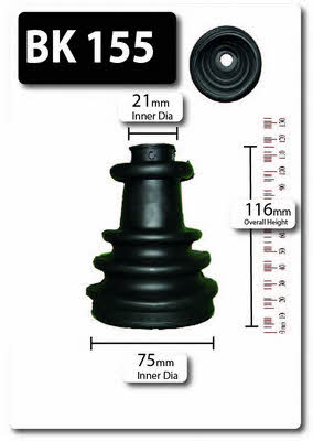 Shaftec BK155 Пыльник приводного вала BK155: Отличная цена - Купить в Польше на 2407.PL!