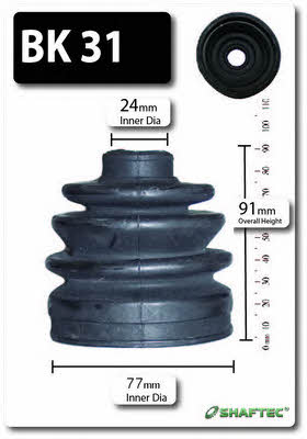 Shaftec BK31 Faltenbalg, antriebswelle BK31: Kaufen Sie zu einem guten Preis in Polen bei 2407.PL!