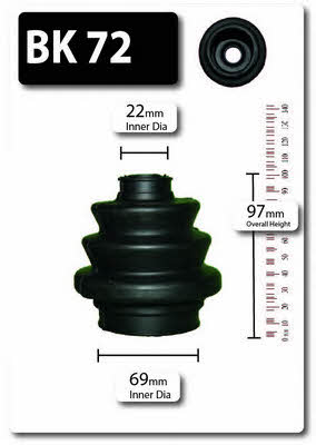 Shaftec BK72 Пыльник приводного вала BK72: Отличная цена - Купить в Польше на 2407.PL!