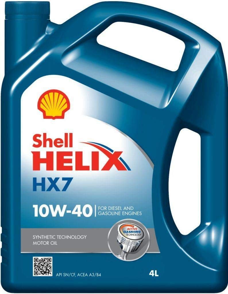 Motoröl Shell Helix HX7 10W-40, 4L Shell HELIX HX 7 10W-40 4L