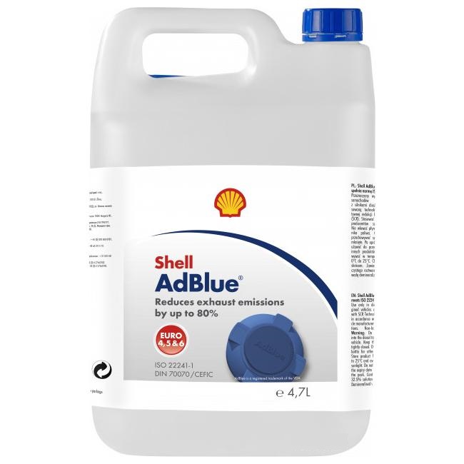 Shell 5901060122761 Жидкость SHELL ADBLUE, 4,7л 5901060122761: Отличная цена - Купить в Польше на 2407.PL!