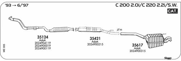 Sigam ME005 Układ wydechowy ME005: Dobra cena w Polsce na 2407.PL - Kup Teraz!