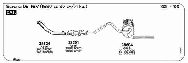 Sigam NI042 Abgasanlage NI042: Kaufen Sie zu einem guten Preis in Polen bei 2407.PL!