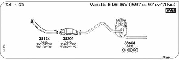 Sigam NI055 Abgasanlage NI055: Kaufen Sie zu einem guten Preis in Polen bei 2407.PL!