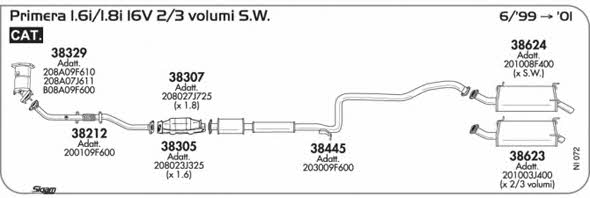 Sigam NI072 Układ wydechowy NI072: Dobra cena w Polsce na 2407.PL - Kup Teraz!