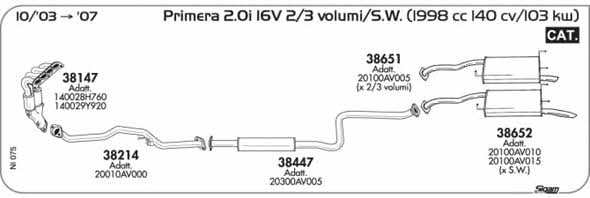 Sigam NI075 Abgasanlage NI075: Kaufen Sie zu einem guten Preis in Polen bei 2407.PL!