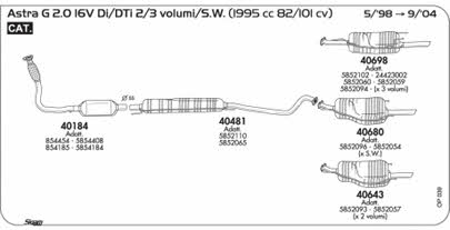 Sigam OP039 Exhaust system OP039: Buy near me in Poland at 2407.PL - Good price!