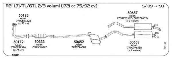 Sigam RE156 Abgasanlage RE156: Kaufen Sie zu einem guten Preis in Polen bei 2407.PL!