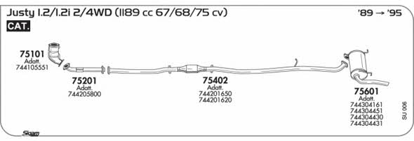 Sigam SU006 Układ wydechowy SU006: Dobra cena w Polsce na 2407.PL - Kup Teraz!