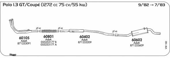 Sigam VW160 Układ wydechowy VW160: Dobra cena w Polsce na 2407.PL - Kup Teraz!