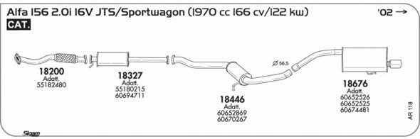 Sigam AR118 Układ wydechowy AR118: Dobra cena w Polsce na 2407.PL - Kup Teraz!