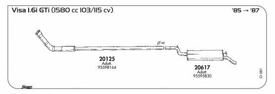 Sigam CI061 Exhaust system CI061: Buy near me in Poland at 2407.PL - Good price!