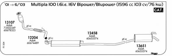 Sigam FI304 Układ wydechowy FI304: Dobra cena w Polsce na 2407.PL - Kup Teraz!