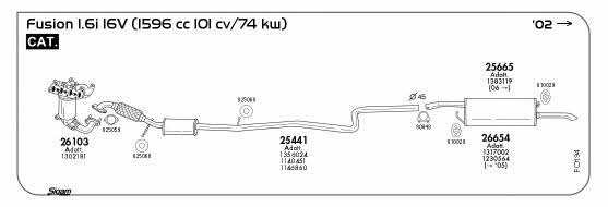 Sigam FO194 Układ wydechowy FO194: Dobra cena w Polsce na 2407.PL - Kup Teraz!