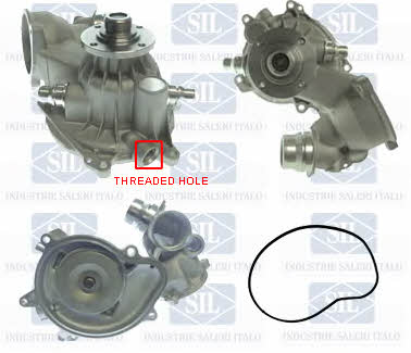 SIL PA1238 Water pump PA1238: Buy near me in Poland at 2407.PL - Good price!
