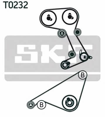 SKF VKMA 06408 Timing Belt Kit VKMA06408: Buy near me in Poland at 2407.PL - Good price!