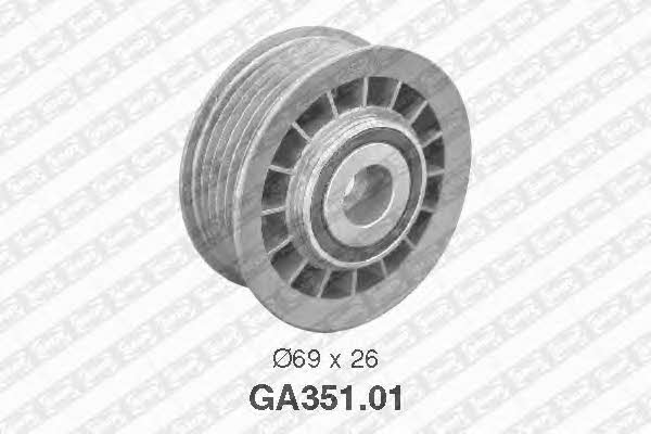 SNR GA351.01 Ролик натяжний ременя поліклинового (приводного) GA35101: Приваблива ціна - Купити у Польщі на 2407.PL!