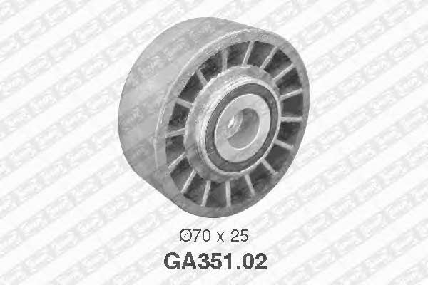 SNR GA351.02 V-ribbed belt tensioner (drive) roller GA35102: Buy near me in Poland at 2407.PL - Good price!