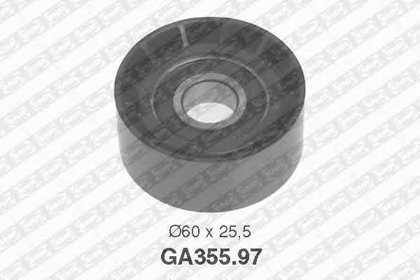 SNR GA355.97 V-ribbed belt tensioner (drive) roller GA35597: Buy near me in Poland at 2407.PL - Good price!