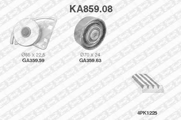 SNR KA859.08 Комплект ременя генератора KA85908: Приваблива ціна - Купити у Польщі на 2407.PL!
