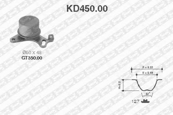 SNR KD45000 Комплект зубчастих ременів KD45000: Приваблива ціна - Купити у Польщі на 2407.PL!