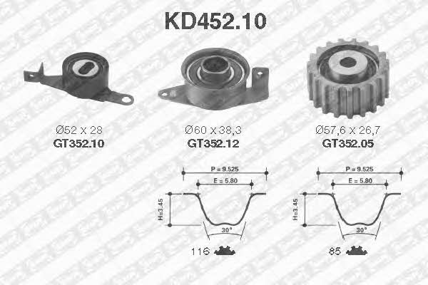 SNR KD45210 Timing Belt Kit KD45210: Buy near me in Poland at 2407.PL - Good price!