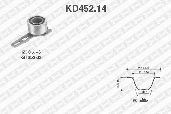 SNR KD45214 Комплект зубчастих ременів KD45214: Приваблива ціна - Купити у Польщі на 2407.PL!